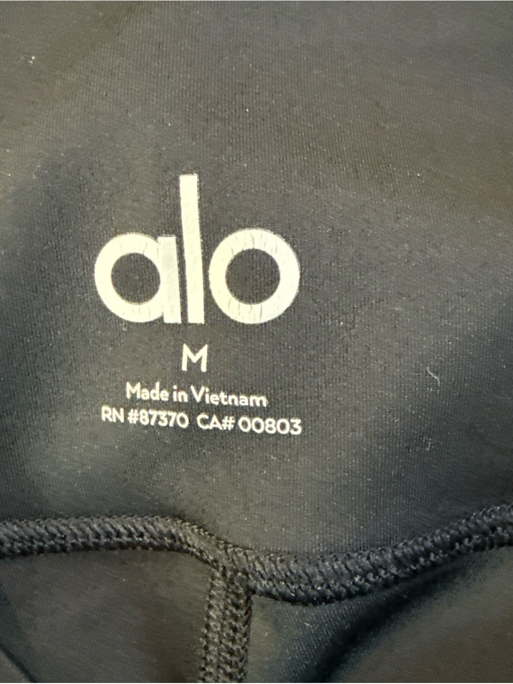 ALO Yoga Black Snap-Cuff Flare Leggings with Side Buttons - Picture 14 of 15